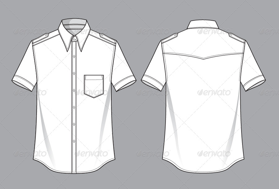 Mens Shirt Template by Monoapple | GraphicRiver