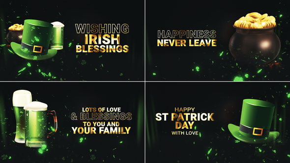 St.Patrick's Day Greetings // St.Patrick's Day Openers template preview