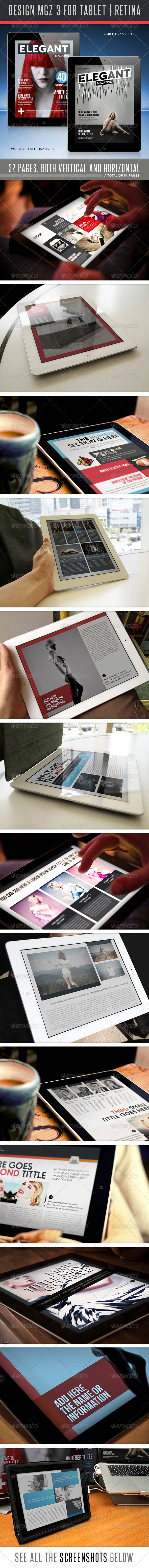 Design MGZ 3 for Tablet - Digital Magazines ePublishing