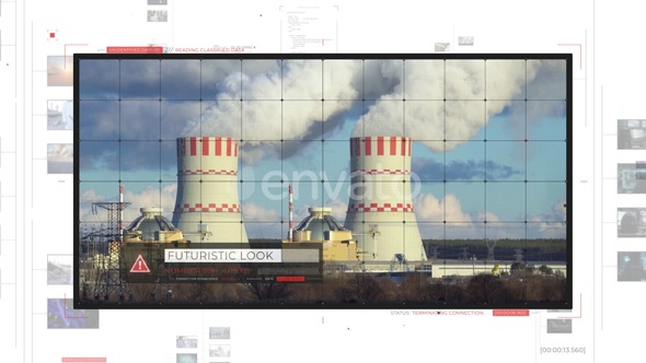 Technological Displays Video Displays template preview