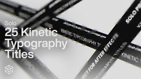 Solo - 25 Kinetic Typography Titles Titles template preview