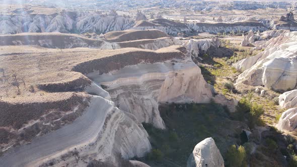 Cappadocia Landscape Aerial View. Turkey. Goreme National Park alt