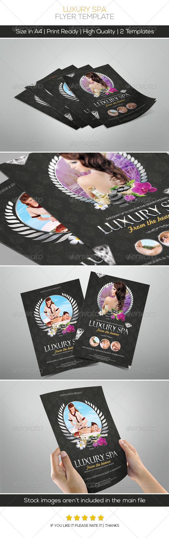 Luxury Spa Flyer by hoanggiang12 | GraphicRiver