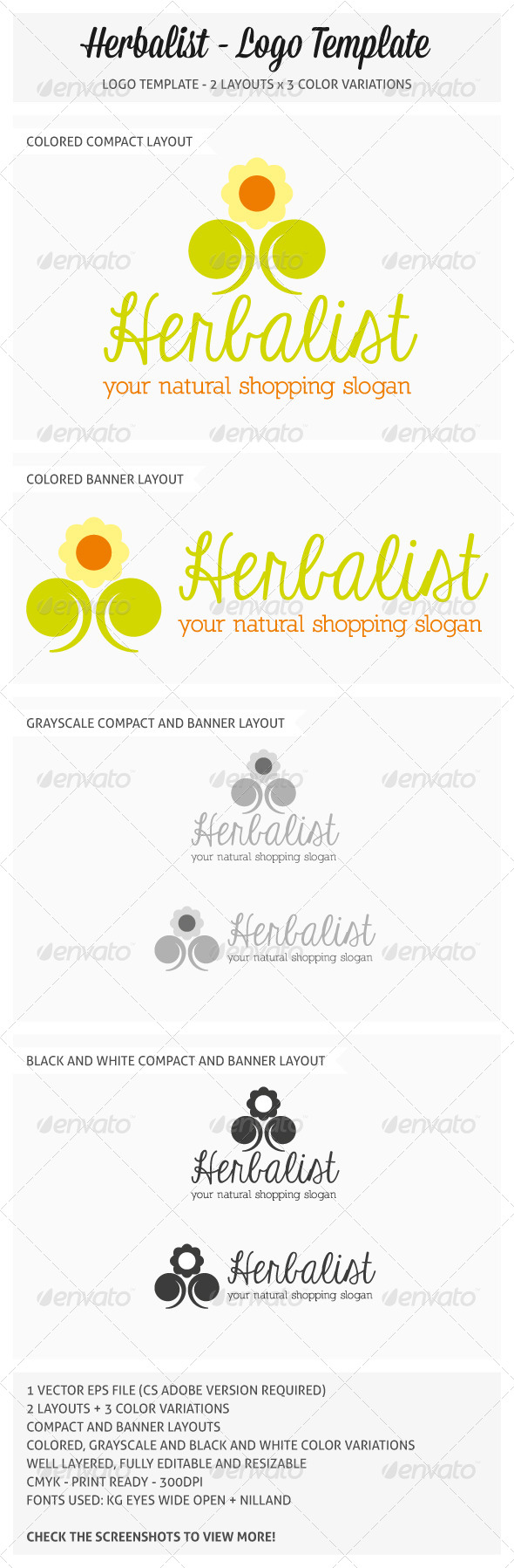 Herbalist Logo Template