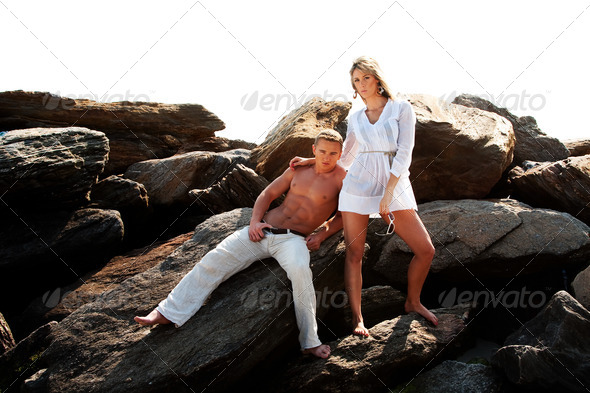 Fashion couple - Stock Photo - Images