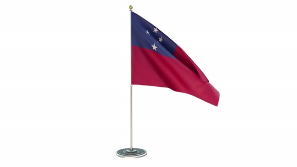 Samoa Office Small Flag Pole