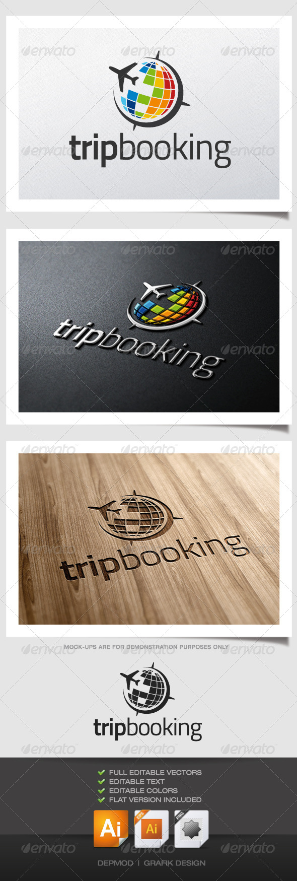 Trip Booking Logo - Symbols Logo Templates