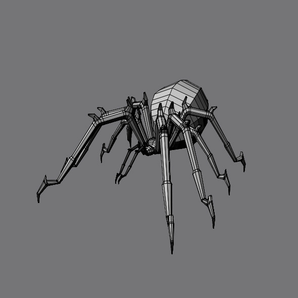 Spider Base Mesh - 3Docean 5069458