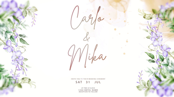 Wedding Intro Openers template preview