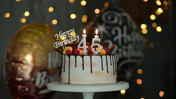 45th Birthday Cake alt