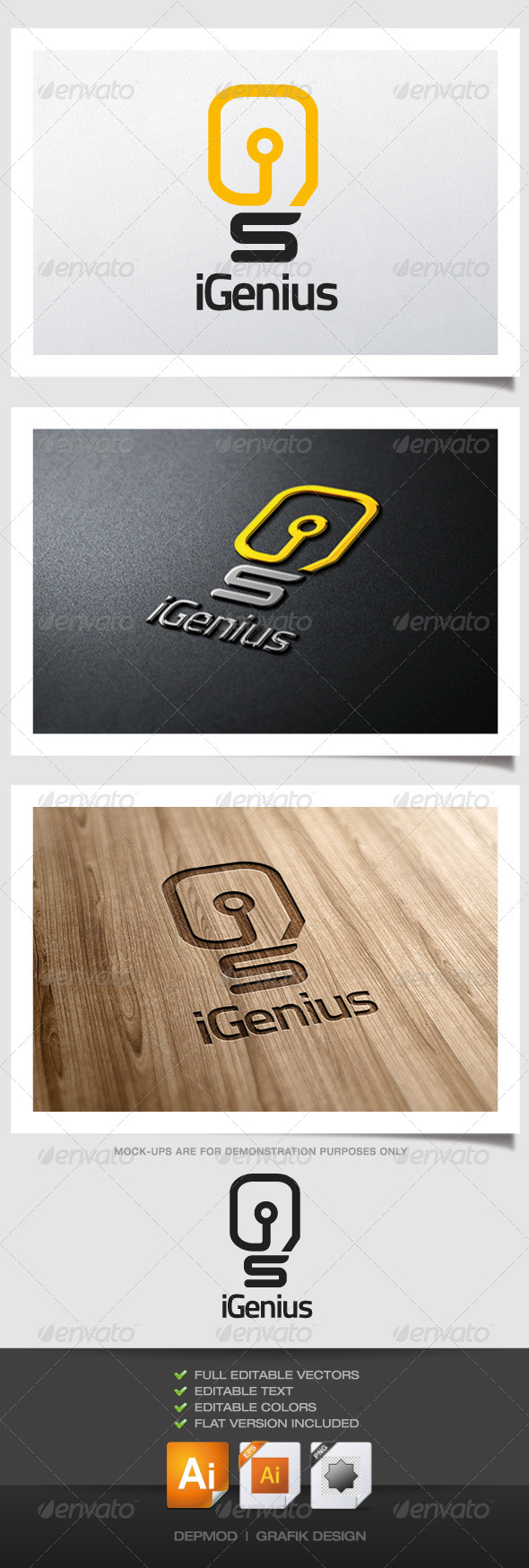 iGenius Logo - Symbols Logo Templates