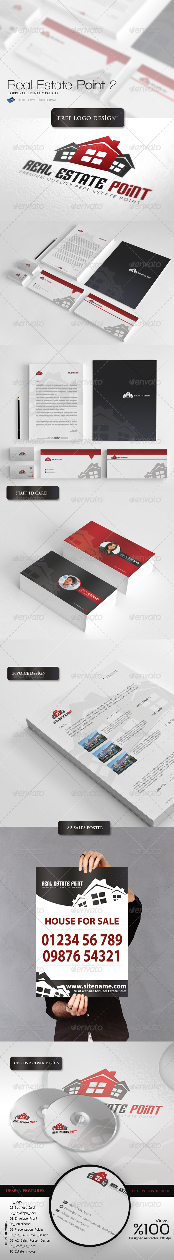 Real Estate Point - Corporate Identity Packed 7 - Stationery Print Templates