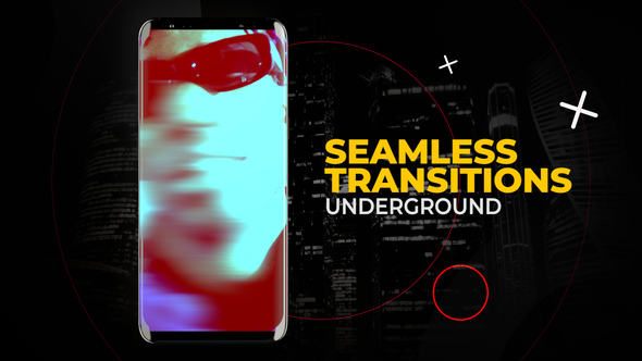 Vertical Underground Transitions | After Effects Elements template preview