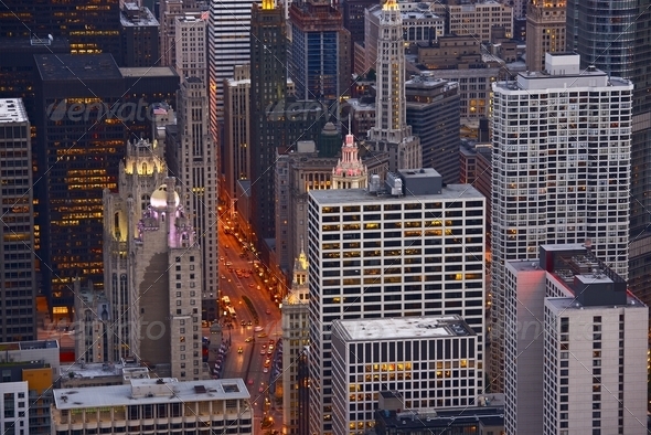Cityscape Chicago - Stock Photo - Images