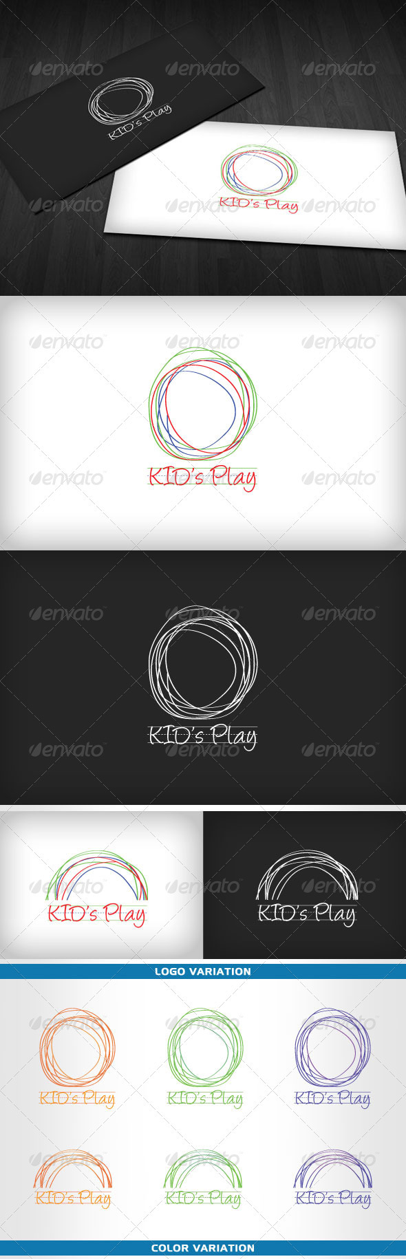 KID's Play - Children Activities Logo - Humans Logo Templates