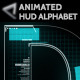Animated Hud Alphabet - VideoHive Item for Sale