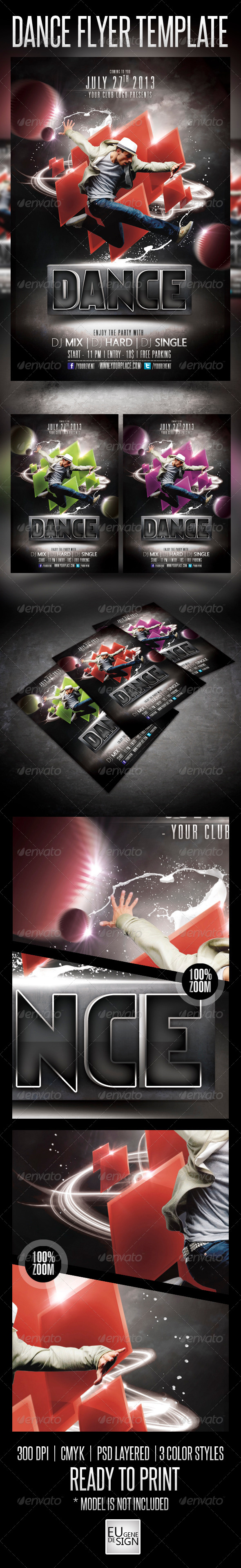 Dance Flyer Template - Events Flyers