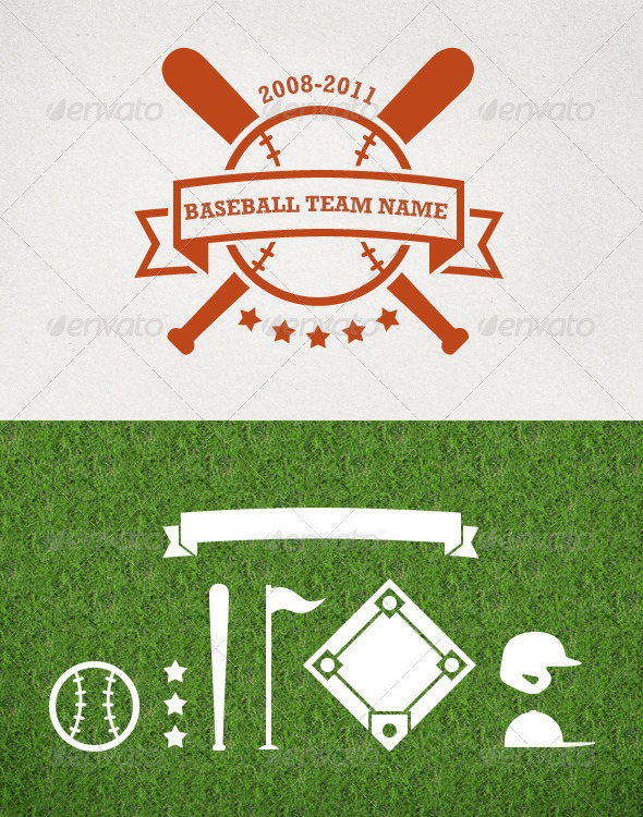 Baseball Vector Set - Sports/Activity Conceptual