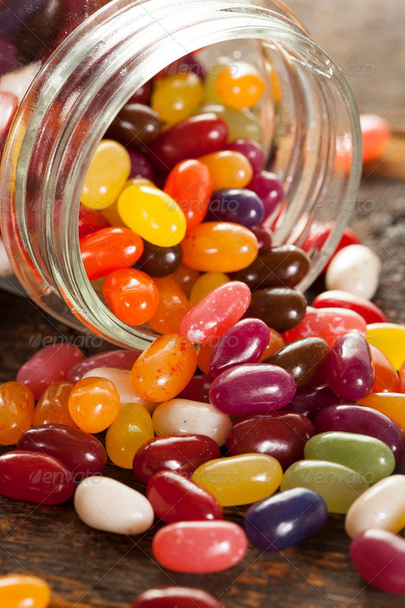 Colorful Mixed Fruity Jelly Beans Stock Photo by bhofack2 PhotoDune