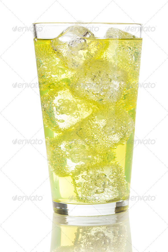 Green Energy Drink Soda - Stock Photo - Images