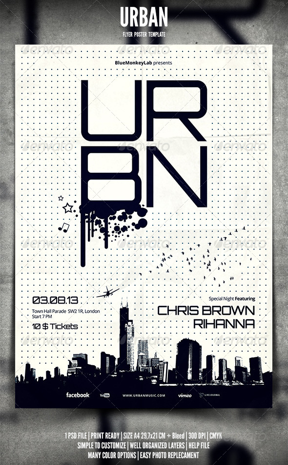 Urban Flyer / Poster - Events Flyers