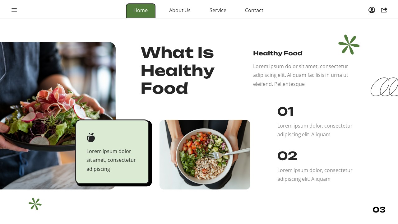 Healthy Food Powerpoint Template, Presentation Templates | GraphicRiver