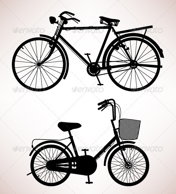 Old Bicycle Detail - Man-made Objects Objects