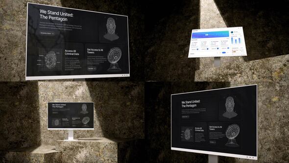 Monitor Display Mockup Product Promo template preview