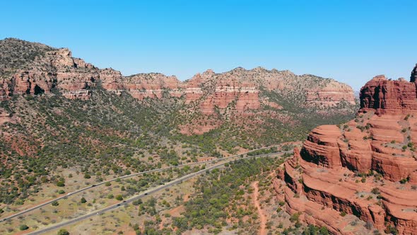 Breathtaken Overlook of Red Rock Scenic Byway Sedona Arizona alt