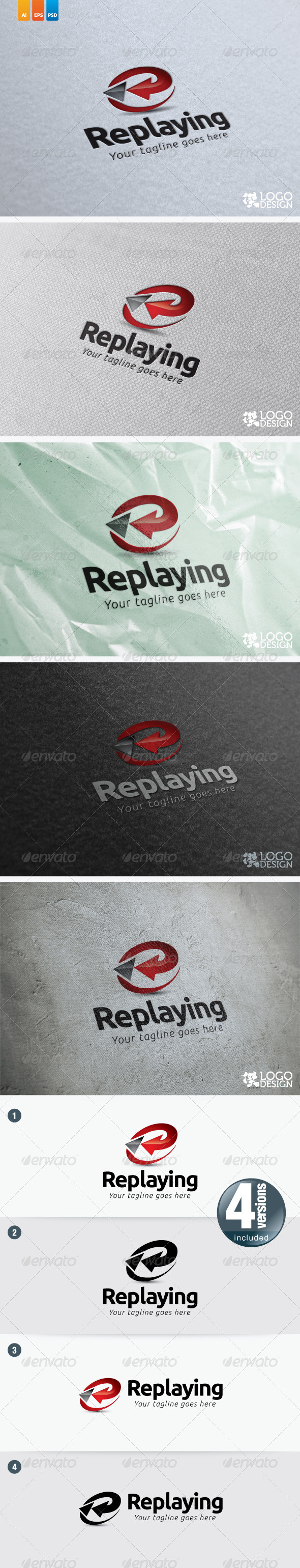 Replaying - Symbols Logo Templates