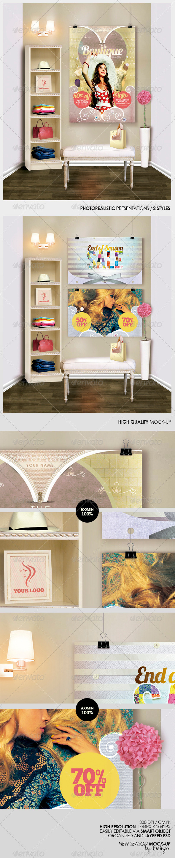 New Season Mock-Up - Product Mock-Ups Graphics