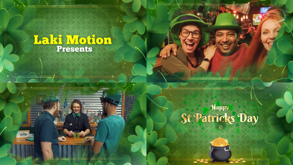 St Patrick's Day SlideShow Openers template preview