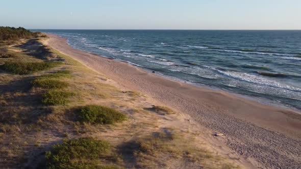 Uzava Beach Latvia Open Sea Drone 6