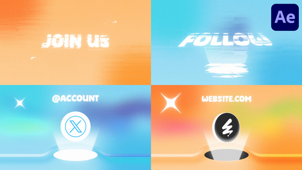 Hologram Creative Logo for After Effects Logo Stings template preview