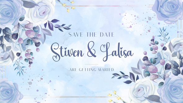 Wedding Invitation Intro Titles template preview