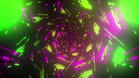 4k Colorful Cybernetic Vj Loop 1 alt