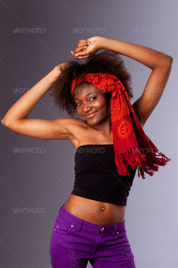 Dancing party girl - Stock Photo - Images