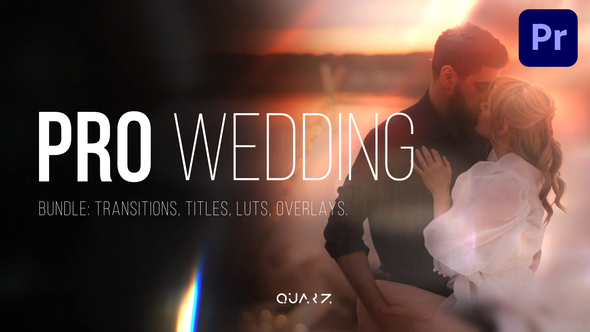 Pro Wedding Bundle – Transitions, Titles, LUTs, Overlays Premiere Pro template preview