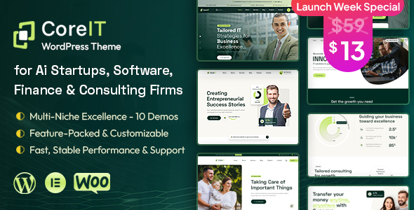 Core IT – Multipurpose Business & Consulting WordPress Theme