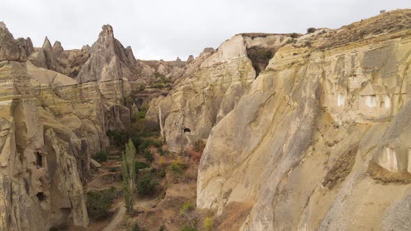 Aerial View Cappadocia Landscape alt