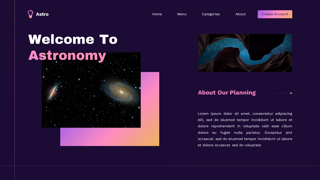 Astronomy - Outer Space Keynote Templates, Presentation Templates ...