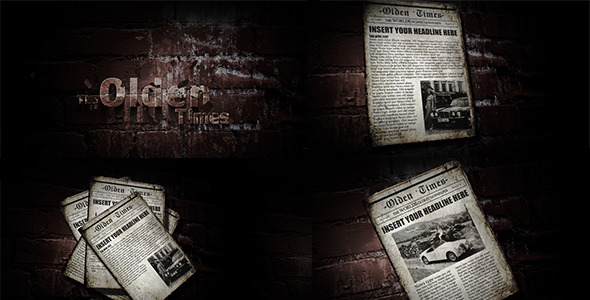 Olden Times Newspaper - VideoHive 5048116