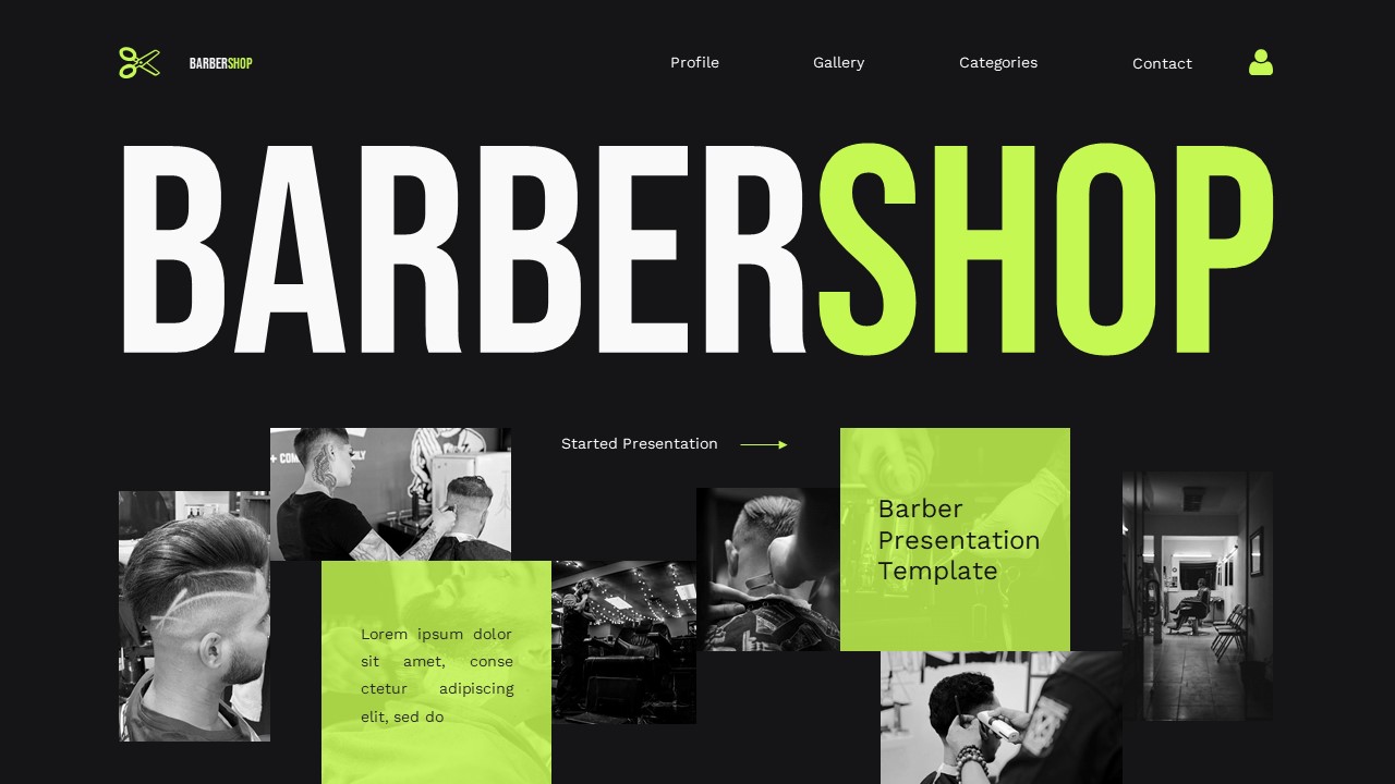Barbershop - Barber Powerpoint Templates, Presentation Templates ...