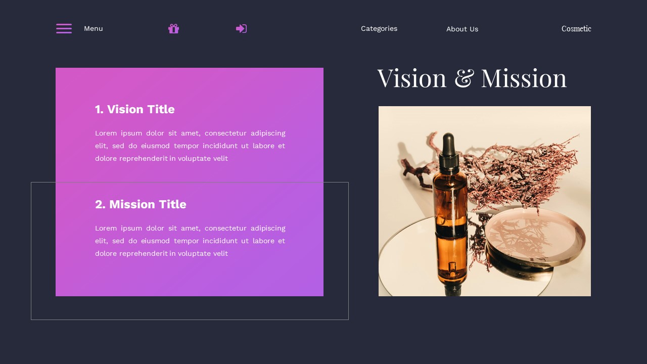 Cosmetic - Beauty Product Google Slide Templates, Presentation Templates
