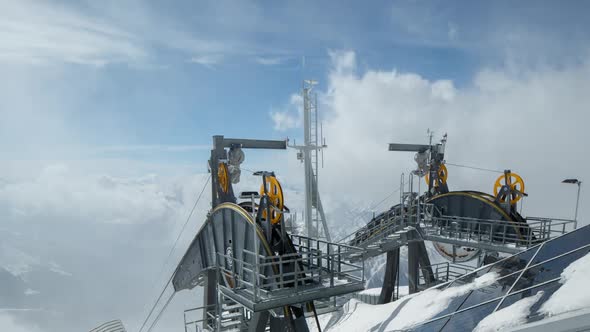 Courmayeur alps cablecar italy mountains snow peaks ski alt
