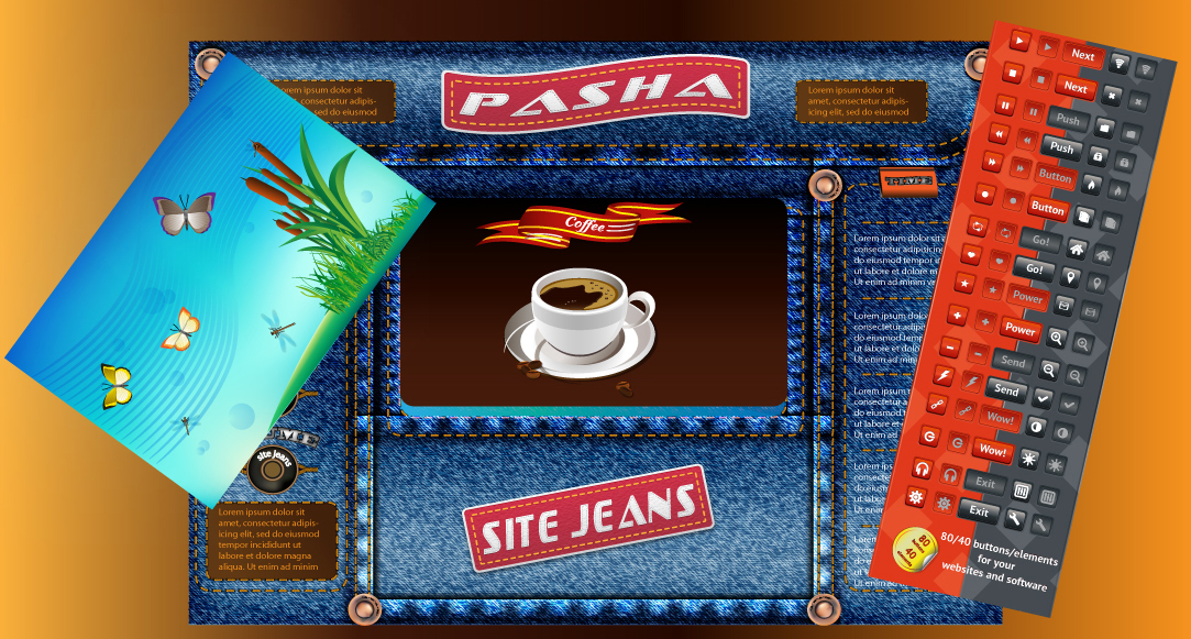 Elements for web design and more