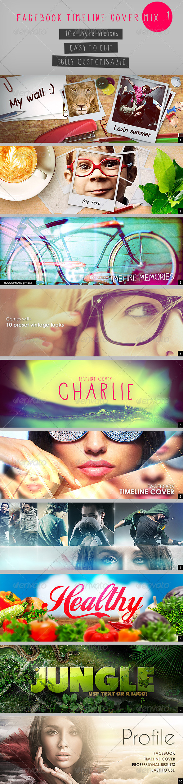 Facebook Timeline Cover Mix 1 - Facebook Timeline Covers Social Media