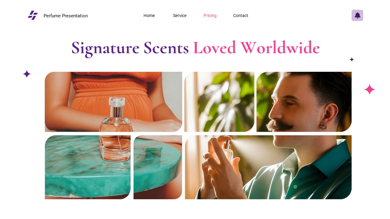 Perfume Keynote Template, Presentation Templates | GraphicRiver