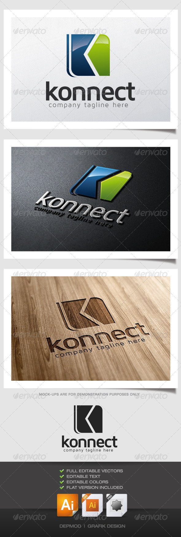 Konnect Logo - Abstract Logo Templates
