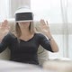 Girl Using Vr Set - VideoHive Item for Sale